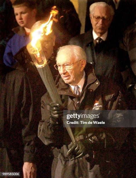 Winter Olympic Games : Salt Lake City, Flamme Olympique /Jeux Olympiques D'Hiver, Olympische Winter Spelen, 2/7/02, Salt Lake City, Utah --- Church...