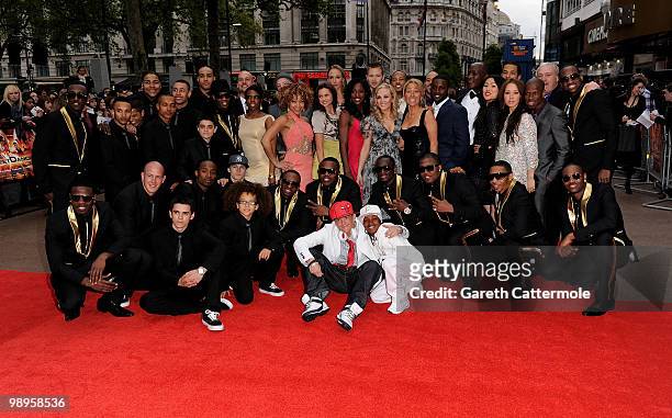 Cast and crew attend the World Premiere of StreetDance 3D at Empire Leicester Square on May 10, 2010 in London, England.