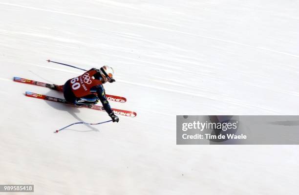 Winter Olympic Games : Salt Lake City, 2/7/2002, Salt Lake City, Utah, United States --- Yasuyuki Takishita During The 2002 Olympic Winter Games...