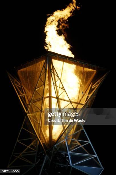 Winter Olympic Games : Salt Lake City, 02/8/2002, Salt Lake City, Utah, United States --- The Olympic Cauldron After It Was Lit At The Conclusion Of...