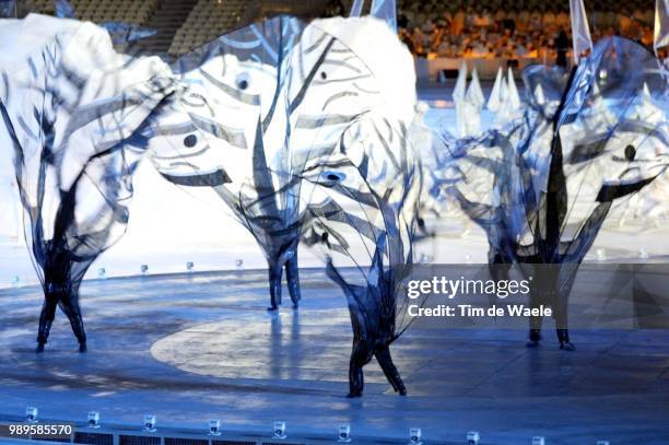 Winter Olympic Games : Salt Lake City, 02/8/2002, Salt Lake City, Utah, United States --- An Artistic Segment During Opening Ceremonies For The 2002...