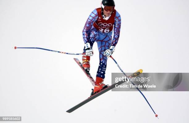 Winter Olympic Games : Salt Lake City, 2/7/2002, Salt Lake City, Utah, United States --- Marco Sullivan During The 2002 Olympic Winter Games Men'S...