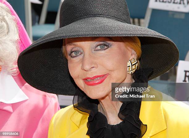 Anne Jeffreys attends the Hollywood Station Post Office dedication ceremony to the former honorary Mayor of Hollywood Johnny Grant held at Hollywood...