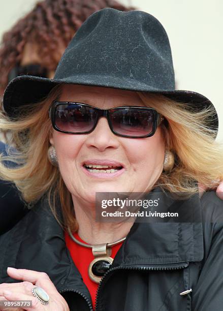 Actress Angie Dickinson attends the Johnny Grant post office dedication at the Hollywood post office on May 10, 2010 in Los Angeles, California.