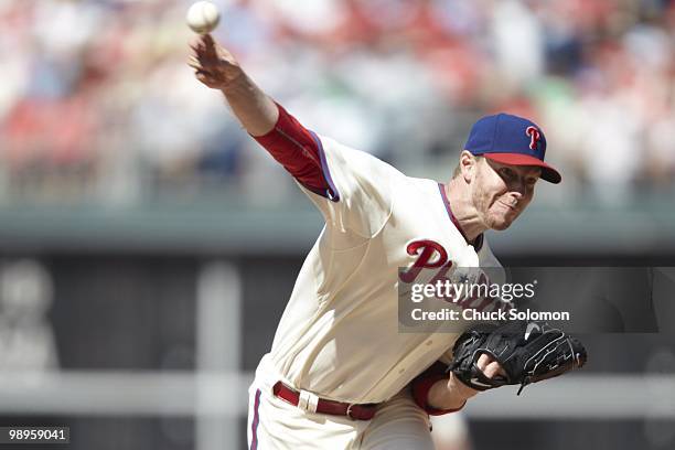 Philadelphia Phillies Roy Halladay in action, pitching vs St. Louis Cardinals. Philadelphia, PA 5/6/2010 CREDIT: Chuck Solomon