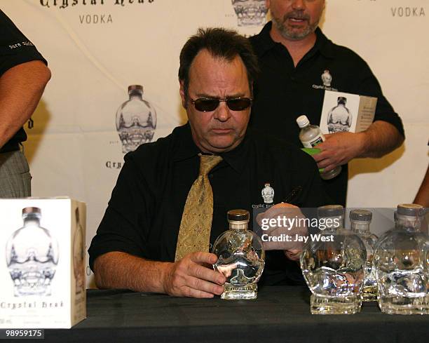 Actor / Comedian Dan Aykroyd promotes his line of Crystal Head Vodka on May 10, 2010 in Austin, Texas.