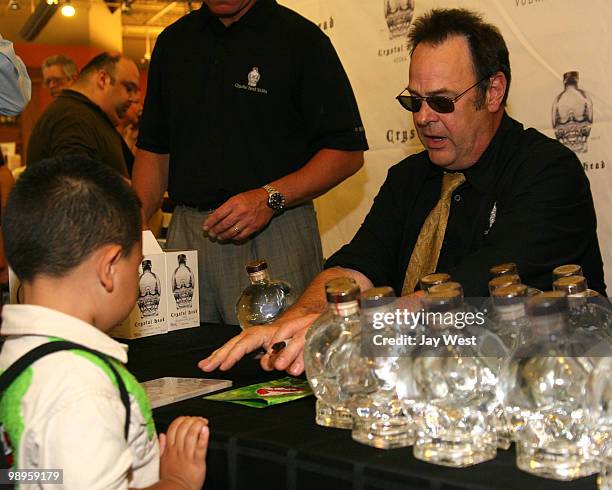 Actor / Comedian Dan Aykroyd promotes his line of Crystal Head Vodka on May 10, 2010 in Austin, Texas.