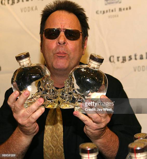 Actor / Comedian Dan Aykroyd promotes his line of Crystal Head Vodka on May 10, 2010 in Austin, Texas.