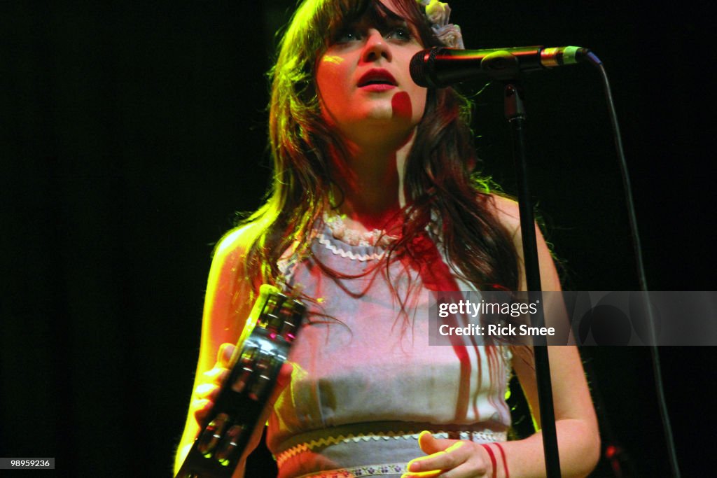 She And Him Perform At Shepherds Bush Empire In London