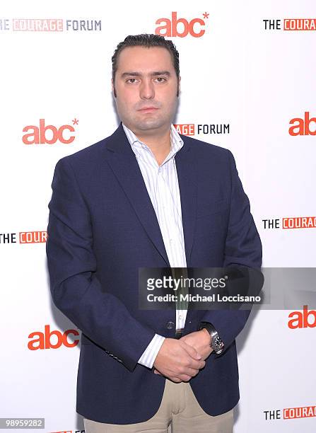 Grupo Mega President and CEO and ABC Co-Chair Guillermo Romo attends the 2010 Courage Forum with Sir Richard Branson & Philippe Petit presented by...