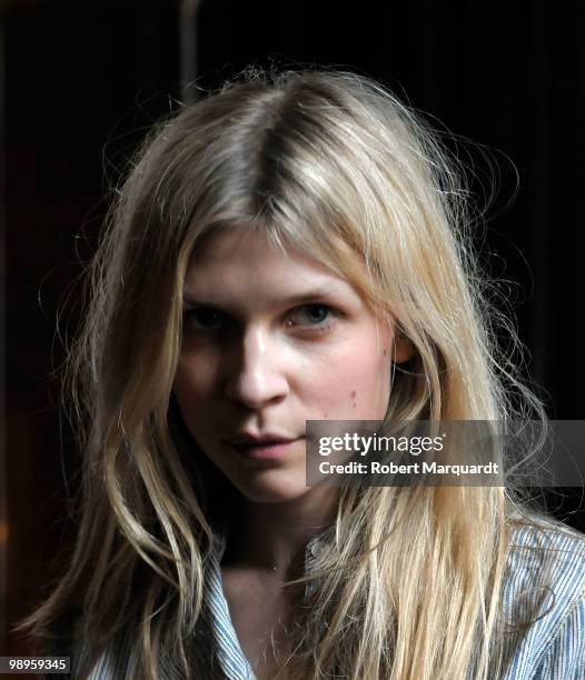 Actress Clemence Poesy poses for a private photo session at the Hotel Casa Fuster on May 10, 2010 in Barcelona, Spain.