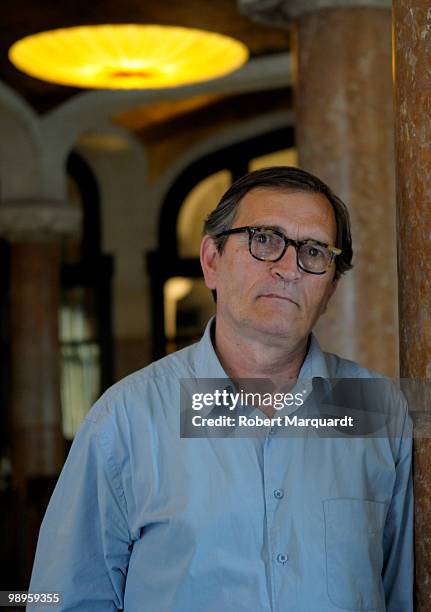 Director Denys Granier-Deferre poses for a private photo session at the Hotel Casa Fuster on May 10, 2010 in Barcelona, Spain.