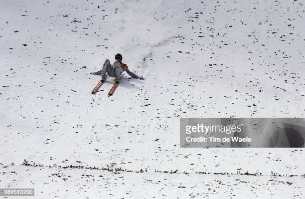 Winter Olympic Games : Salt Lake City, 1/13/02, Park City, Utah, United States --- Sven Hannawald In The Ski Jumping Individual K120 Final...