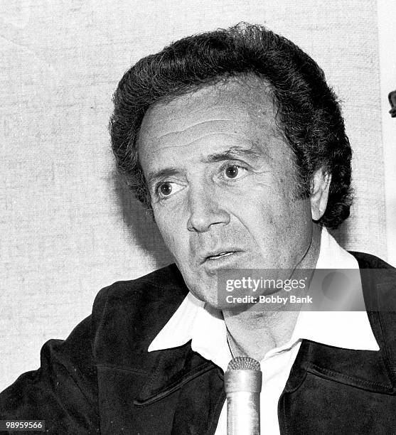 Vic Damone at Garden State Arts Center on August 29, 1979 in Holmdel, New Jersey.