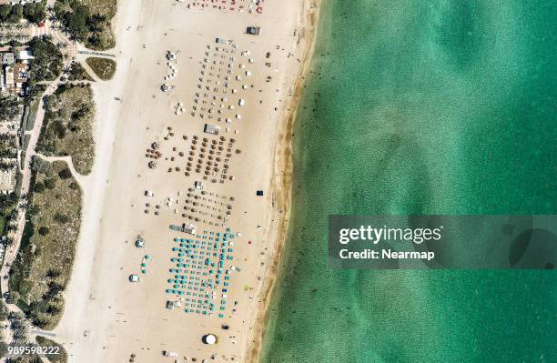 aerial view of marina. florida, usa - appartement stock pictures, royalty-free photos & images