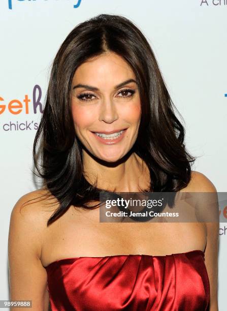 Actress Teri Hatcher poses for photos during the celebration of the launch of GetHatched.com at Rouge Tomate on May 10, 2010 in New York City.