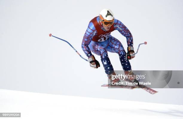 Winter Olympic Games : Salt Lake City, Afdaling, Descante, Downhill, Alpine Skiing, Ski Alpin, Skien, 2/7/2002, Salt Lake City, Utah, United States...