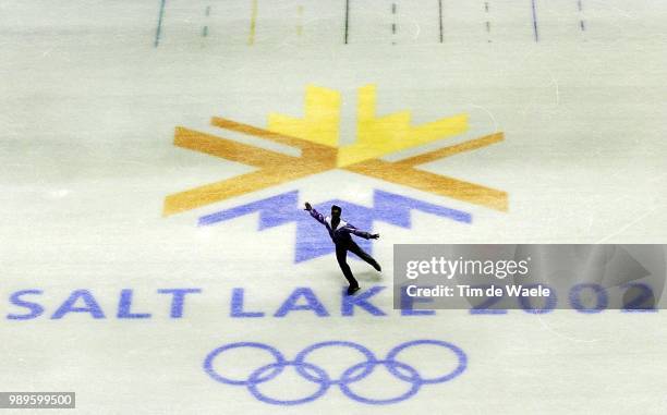 Winter Olympic Games : Salt Lake City, 2/14/02, Salt Lake City, Utah, United States --- Sergei Rylov During The Free Skating Program Of The Men'S...