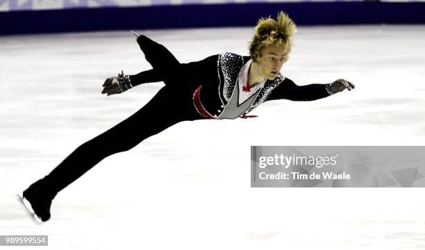 Winter Olympic Games : Salt Lake City, 2/14/02, Salt Lake City, Utah, United States --- Silver Medal Winner Evgeni Plushenko During The Free Skating...