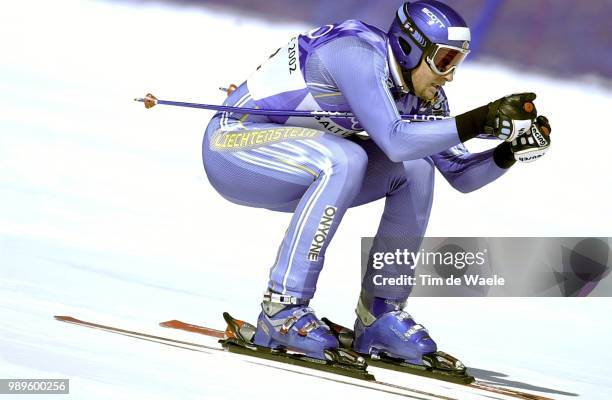 Winter Olympic Games : Salt Lake City, Afdaling, Descante, Downhill, Alpine Skiing, Ski Alpin, Skien, 2/16/02, Huntsville, Utah, United States ---...