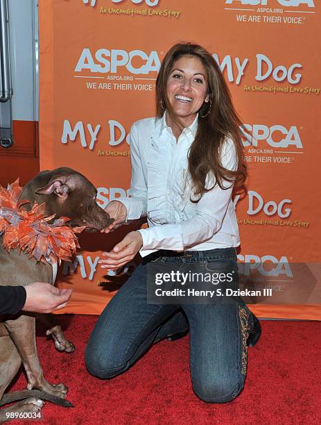 Dylan Lauren attends the premiere of ASPCA's "My Dog: An Unconditional Love Story" at the Directors Guild of America Theater on May 10, 2010 in New...