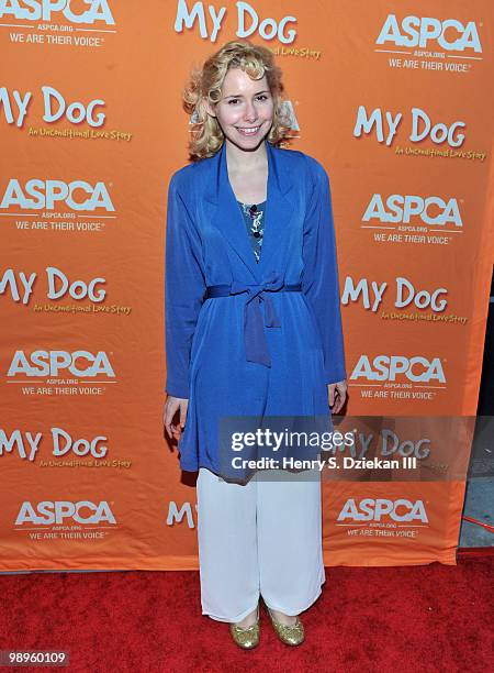 Singer Songwriter Nellie McKay attends the premiere of ASPCA's "My Dog: An Unconditional Love Story" at the Directors Guild of America Theater on May...