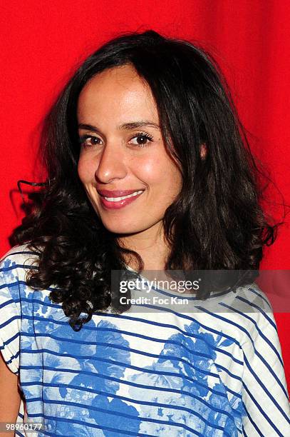 Actress Amelle Chahbi attends the Beatrice Rosen "'Lucky Star DJ Party" at the Murano Hotel on April 22 2010 in Paris, France.