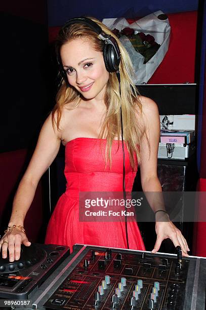 Actress Beatrice Rosen attends the Beatrice Rosen "'Lucky Star DJ Party" at the Murano Hotel on April 22 2010 in Paris, France.