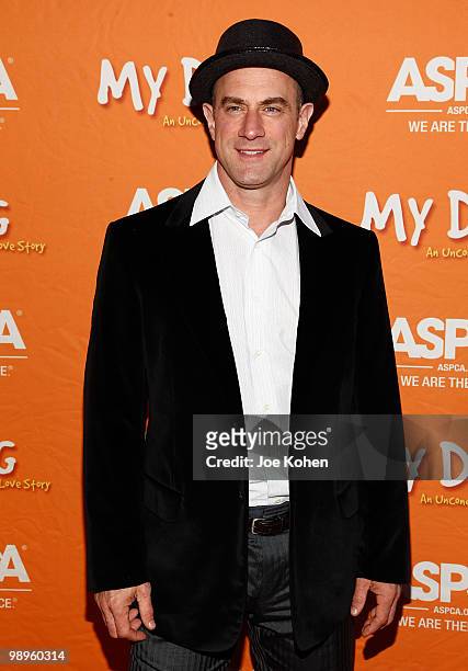 Actor Chris Meloni attends the premiere of ASPCA's "My Dog: An Unconditional Love Story" at the Directors Guild of America Theater on May 10, 2010 in...