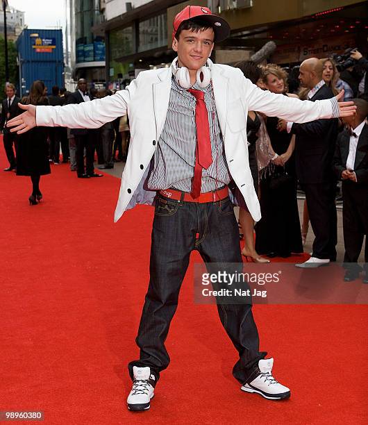 Dancer George Sampson attends the World Premiere of StreetDance 3D at Empire Leicester Square on May 10, 2010 in London, England.