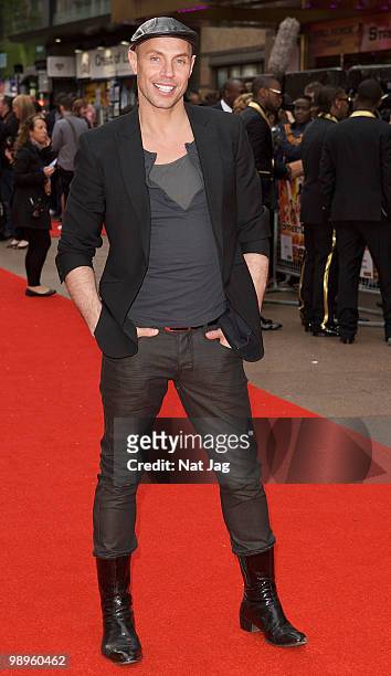 Louie Spence attends the World Premiere of StreetDance 3D at Empire Leicester Square on May 10, 2010 in London, England.