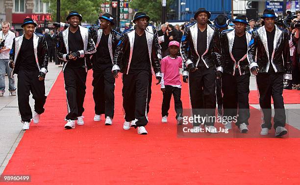 Dance group Flawless attend the World Premiere of StreetDance 3D at Empire Leicester Square on May 10, 2010 in London, England.