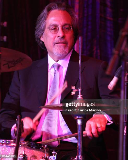 Max Weinberg attends Clarence Clemons Classic Benefitting Homesafe at Seminole Hard Rock Hotel on May 8, 2010 in Hollywood, Florida.