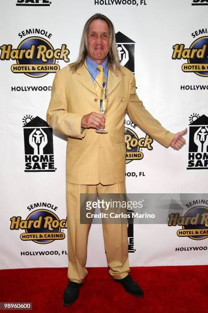 Nicko McBrain of Iron Maiden attends Clarence Clemons Classic Benefitting Homesafe at Seminole Hard Rock Hotel on May 8, 2010 in Hollywood, Florida.
