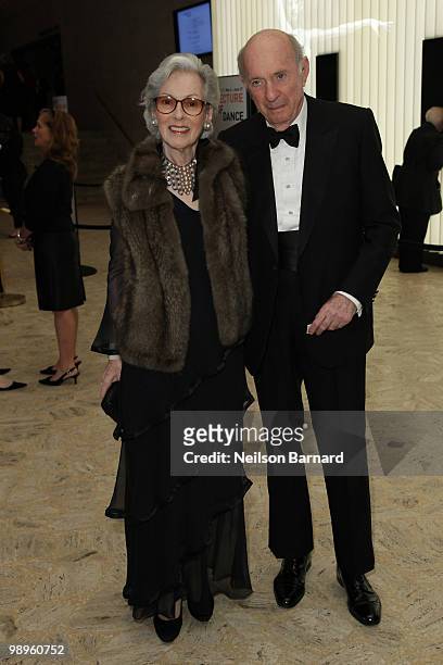 Barbara and Donald Tober attend Literacy Partners 26th annual Evening of Readings gala at the David H. Koch Theater, Lincoln Center on May 10, 2010...