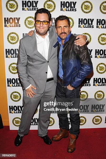 Director Kevin Asch and Wass Stevens attend the "Holy Rollers" premiere at Landmark's Sunshine Cinema on May 10, 2010 in New York City.