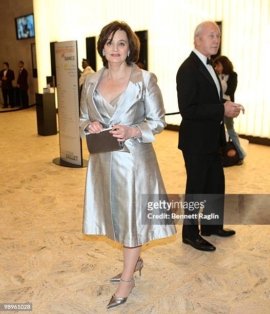 Cherie Blair attends Literacy Partners 26th annual Evening of Readings gala at the David H. Koch Theater, Lincoln Center on May 10, 2010 in New York...