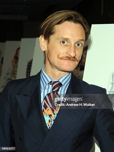 Hamish Bowles attends the cocktail preview for New York City Opera's Divas Shop The Opera at W New York - Union Square on May 10, 2010 in New York...