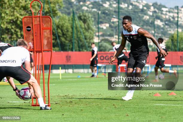 Christophe Herelle of Nice during the Training Session of OGC Nice on July 2, 2018 in Nice, France.