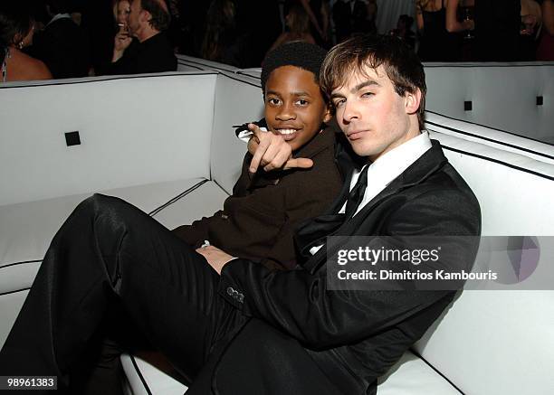 Malcolm David Kelley and Ian Somerhalder