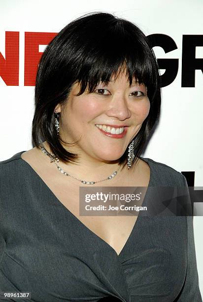 Actress Ann Harada attends at the Off-Broadway opening night after party for "The Kid" at Planet Hollywood Times Square on May 10, 2010 in New York...