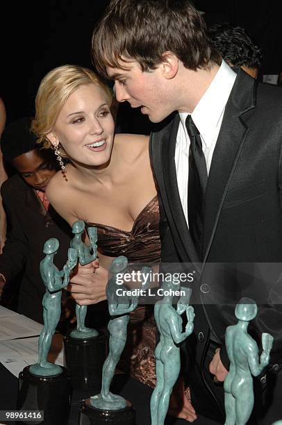 Maggie Grace and Ian Somerhalder of "Lost," winner of Outstanding Performance by an Ensemble in a Drama Series 10612_lc0120.jpg