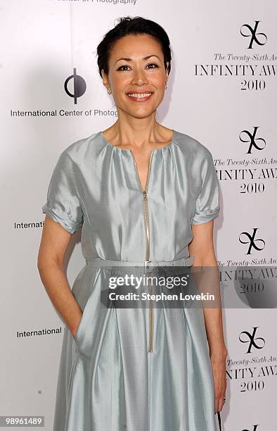 Personality/journalist Ann Curry attends the 26th annual International Center of Photography Infinity Awards at Pier Sixty at Chelsea Piers on May...