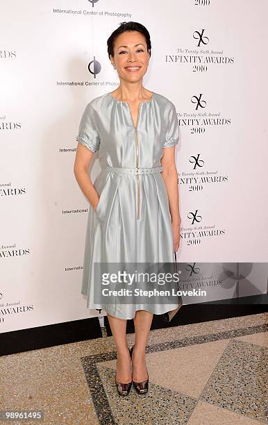 Personality/journalist Ann Curry attends the 26th annual International Center of Photography Infinity Awards at Pier Sixty at Chelsea Piers on May...