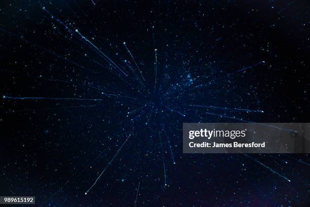 the stars are falling - constellations stock-fotos und bilder
