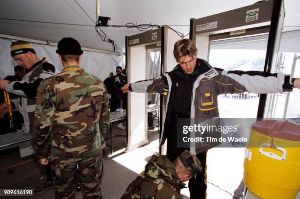 Winter Olympic Games : Salt Lake City, 2/10/02, Park City, Utah, United States --- National Guards, Of The 104Th Engineer Company B, Missouri, Sweep...