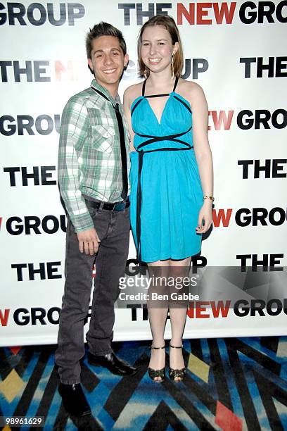 Michael Wartella and Jeannine Frumess arrive at the opening night after party of "The Kid" at Planet Hollywood Times Square on May 10, 2010 in New...