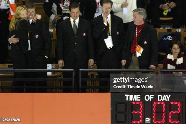 Winter Olympic Games : Salt Lake City, 2/24/02, West Valley City, Utah, United States --- Wayne Gretzky , Executive Director Of The Canada Men'S...