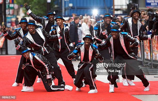 Dance group Flawless attend the World Premiere of StreetDance 3D at Empire Leicester Square on May 10, 2010 in London, England.