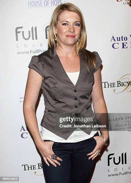 Melissa Joan Hart attends The Bicycle Casino's "Hold 'Em For The Homeless" Benefit at the Avalon on May 10, 2010 in Hollywood, California.